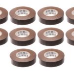 7 MIL PVC Electrical Tape – 3/4″ x 60′ - Brown (10 Pack)