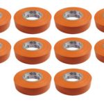 7 MIL PVC Electrical Tape – 3/4″ x 60′ - Orange (10 Pack)