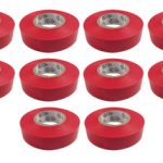 7 MIL PVC Electrical Tape – 3/4″ x 60′ - Red (10 Pack)