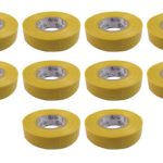 7 MIL PVC Electrical Tape – 3/4″ x 60′ - Yellow (10 Pack)