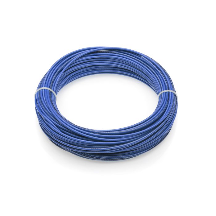 10 AWG Gauge Insulated Copper Building Wire - THHN / THWN-2 - UL Listed - #10 STRANDED - Blue - (Sold By The Foot) - Image 1