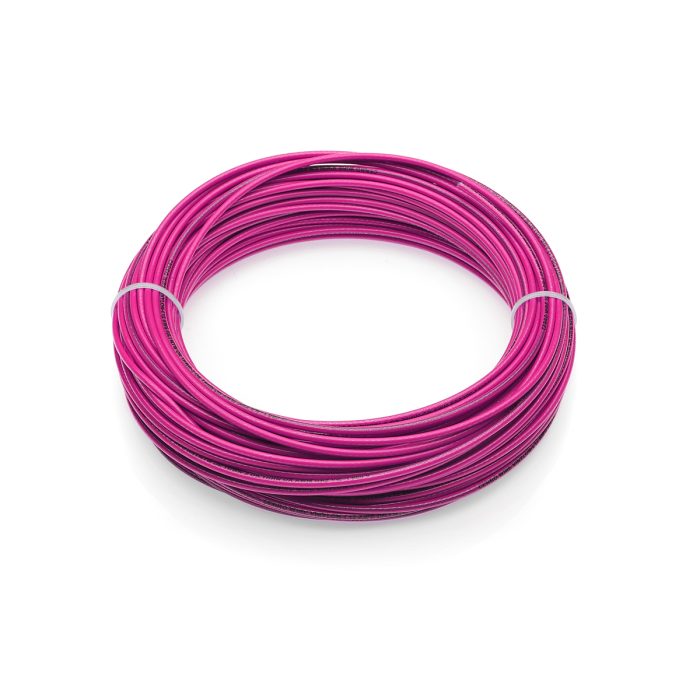 12 AWG Gauge Insulated Copper Building Wire - THHN / THWN-2 - UL Listed - #12 STRANDED - Pink - (Sold By The Foot) - Image 1