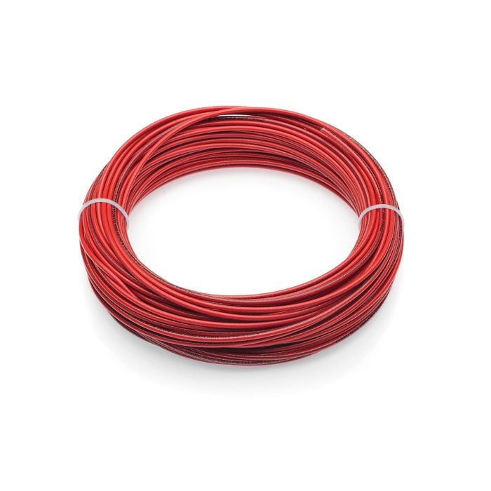 12 AWG Gauge Insulated Copper Building Wire - THHN / THWN-2 - UL Listed - #12 STRANDED - Red - (Sold By The Foot) - Image 1